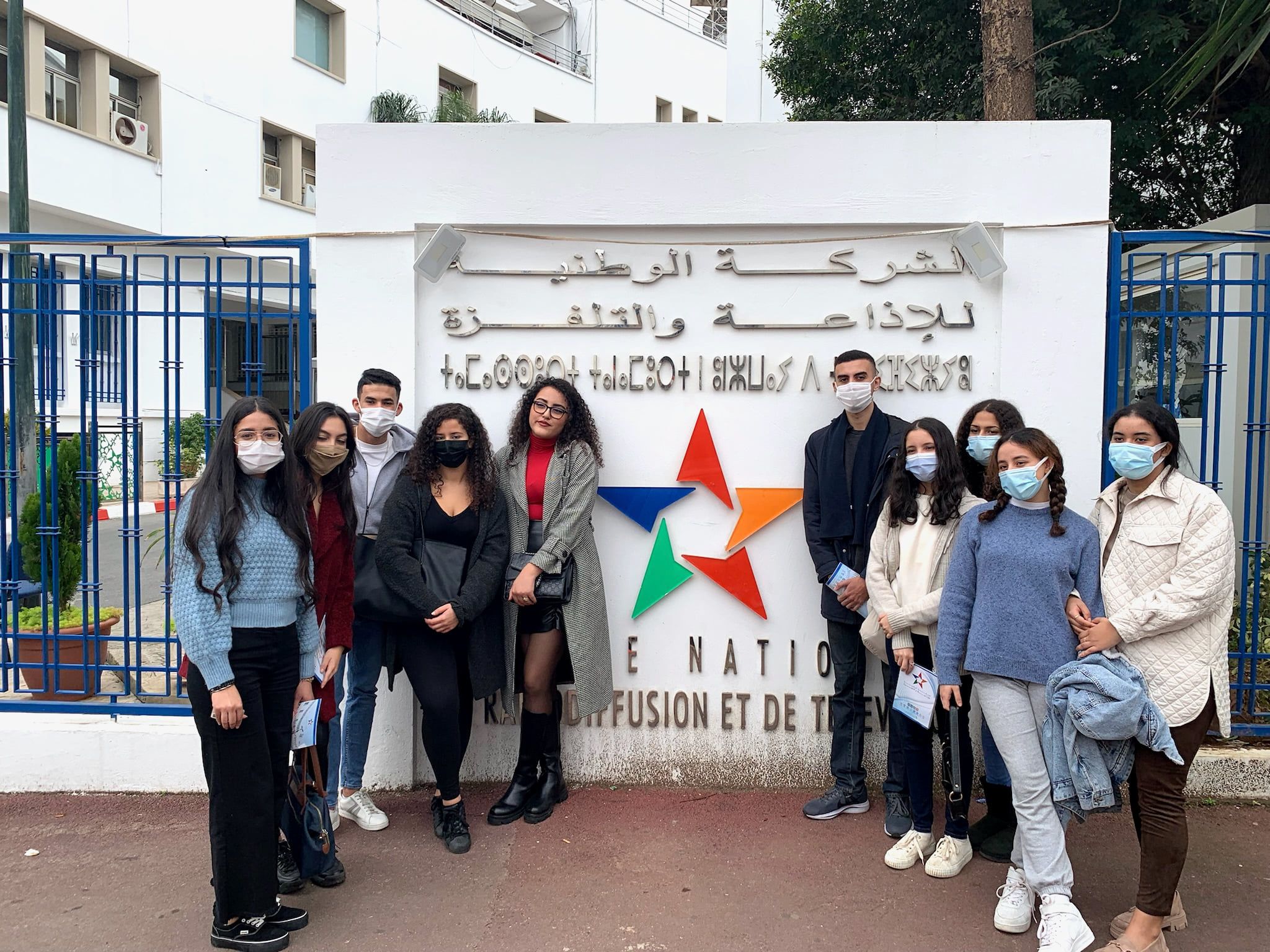 Visite des studios de la SNRT